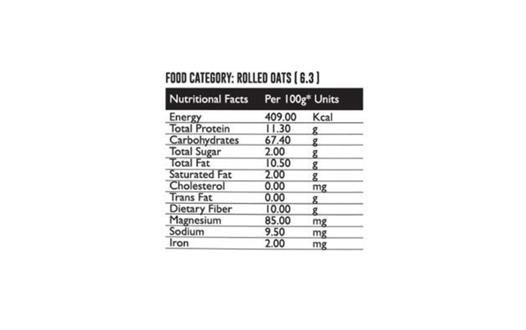 Nutriplato Rolled Oats    Pack  1 kilogram